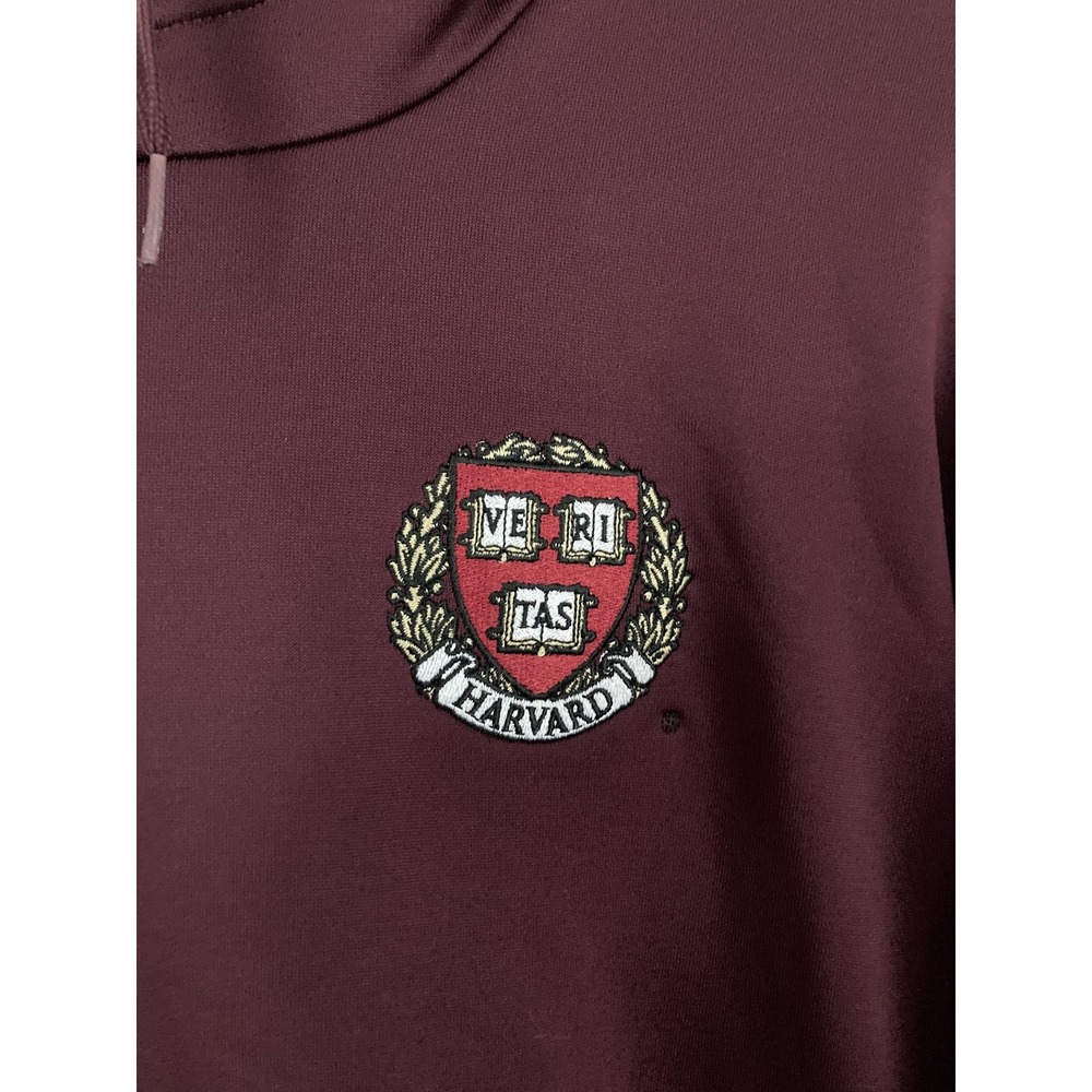 Harvard Crimson Sweatshirt Adult M Pullover NCAA Hoodie Adidas AEROREADY - Picture 3 of 11